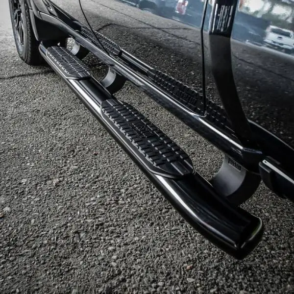 Westin 19-20 Chevrolet Silverado/GMC Sierra 1500 Double Cab PRO TRAXX 5 Oval Nerf Step Bars - Black thumbnail 7