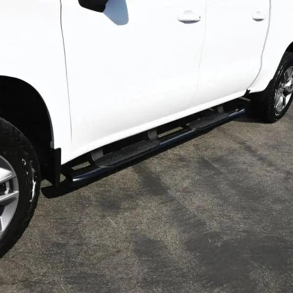 Westin 2019 Chevrolet Silverado/Sierra 1500 Crew Cab Non LD PRO TRAXX 5 Oval Nerf Step Bars - Black thumbnail 4