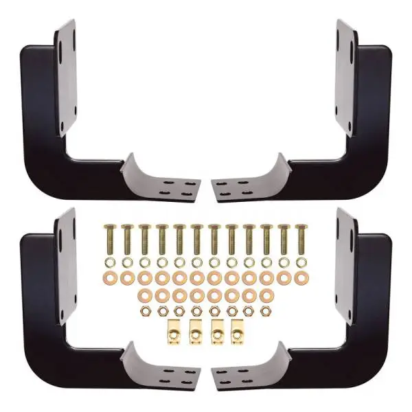 Westin 99-16 Ford F-250/350/450/550HD Reg/Supr Cab/Crew Premier Oval Nerf Step Bar Mount Kit - Blk