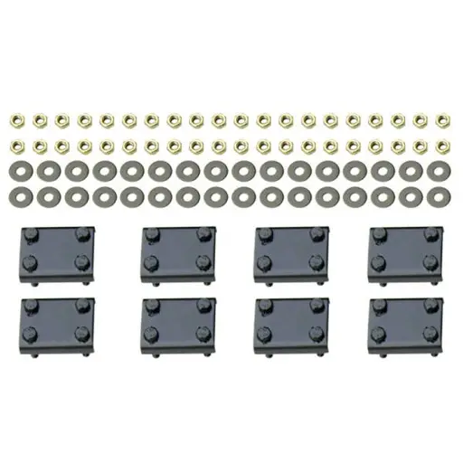 Westin 05-13 Chevy/GMC Suburban/Tahoe/Yukon (excl Z71) Premier Oval Nerf Step Bar Mount Kit - Blk
