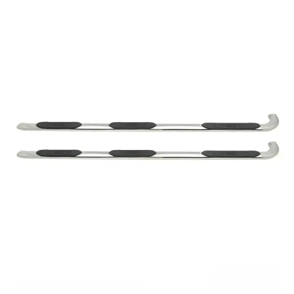 Westin 2015-2018 Ford F-150 SuperCab (6.5ft Bed) Platinum 4 Oval WTW Nerf Step Bars - SS image 5