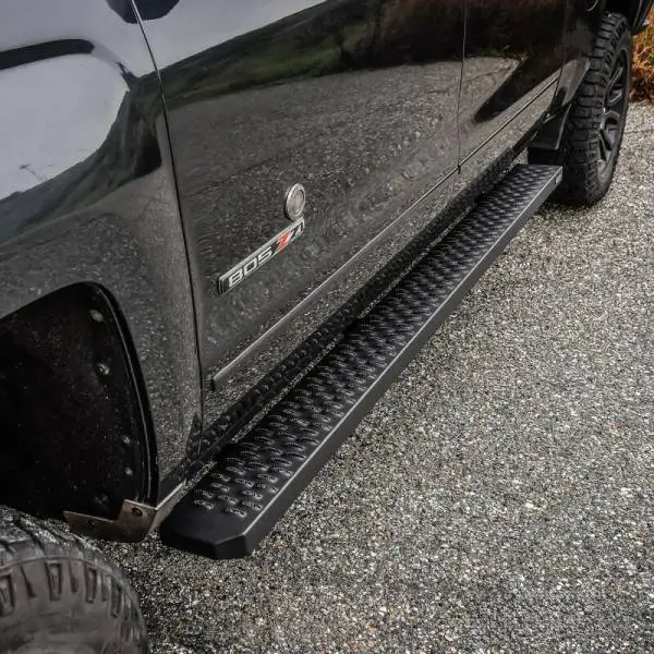 Westin Grate Steps Running Boards 86 in - Textured Black thumbnail 4