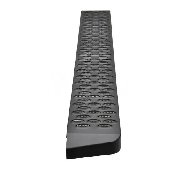 Westin Ford Transit Van 150/250/350 (Single 54in. Pass Door) Grate Steps Running Boards - Tex. Blk thumbnail 3