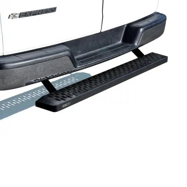 Westin Ford Transit Van 150/250/350 (Single 54in. Pass Door) Grate Steps Running Boards - Tex. Blk thumbnail 9