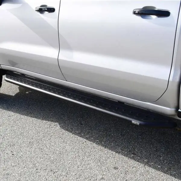 Westin 19-23 Chevrolet/GMC Silverado/Sierra 1500 Crew Cab Outlaw Nerf Step Bars - Textured Black thumbnail 5