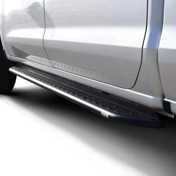 Westin 19-23 Chevrolet/GMC Silverado/Sierra 1500 Crew Cab Outlaw Nerf Step Bars - Textured Black thumbnail 6