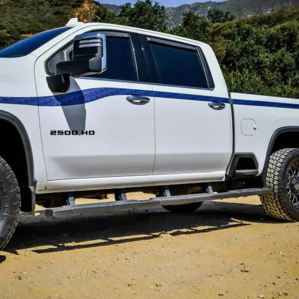 Westin 2020 Chevy Silverado 2500 Crew Cab (6.5ft Bed) R5 M-Series XD W2W Nerf Bars - Textured Black thumbnail 5