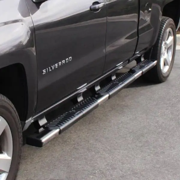 Westin 07-18 Chevrolet Silverado 1500 CC 6.5ft Bed R5 M-Series W2W Nerf Step Bars - Blk thumbnail 4