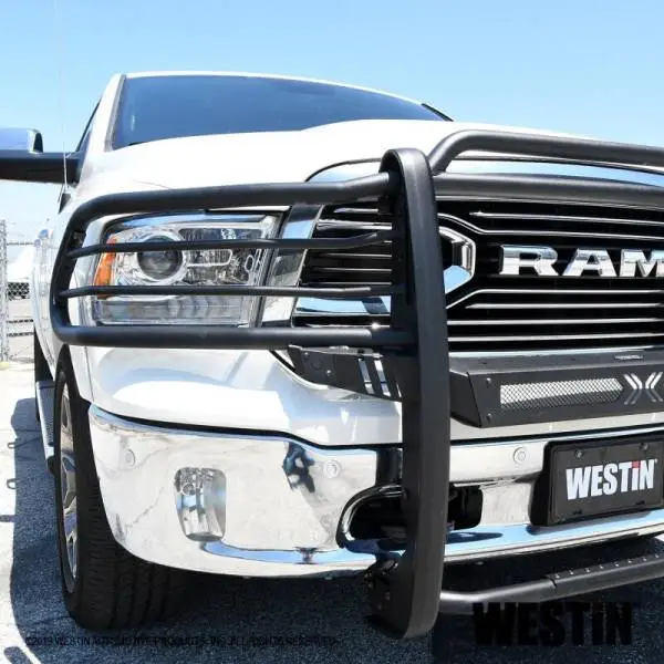 Westin 19-21 Ram 1500 Classic (Excl Rebel) Sportsman X Grille Guard - Textured Black thumbnail 5