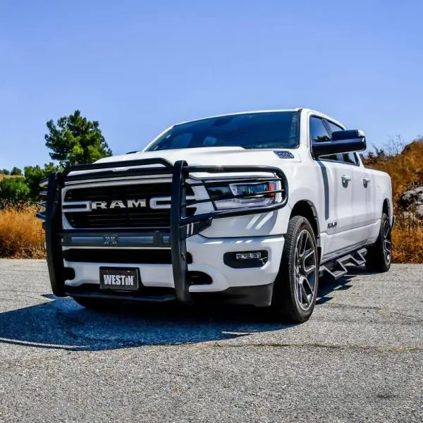 Westin 19-21 Ram 1500 Sportsman X Grille Guard - Textured Black (Excluding Classic & Rebel) thumbnail 4