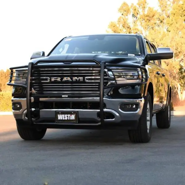 Westin 19-21 Ram 1500 (Excl. 19-21 Ram 1500 Classic)(Excl. Rebel) Sportsman Grille Guard - Black thumbnail 5