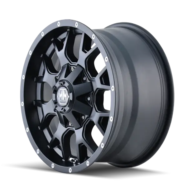 Mayhem 8015 Warrior 20x10 / 5x127 BP / -25mm Offset / 87mm Hub Matte Black Wheel image 2