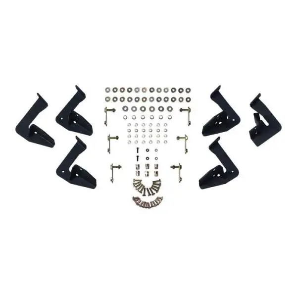 Westin Ford 1999-2016 F-250/350/450/550 Crew Cab HDK Stainless Drop Nerf Steps - Textured Black thumbnail 5