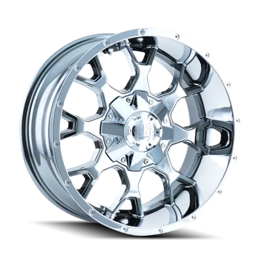 Mayhem 8015 Warrior 18x9 / 5x114.3 BP / 18mm Offset / 87mm Hub Chrome Wheel