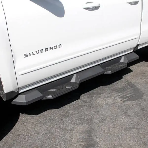Westin/HDX 07-18 Chevy/GMC Silv/Sierra 15/25/3500 Ext/Dbl Xtreme Nerf Step Bars - Textured Black thumbnail 4