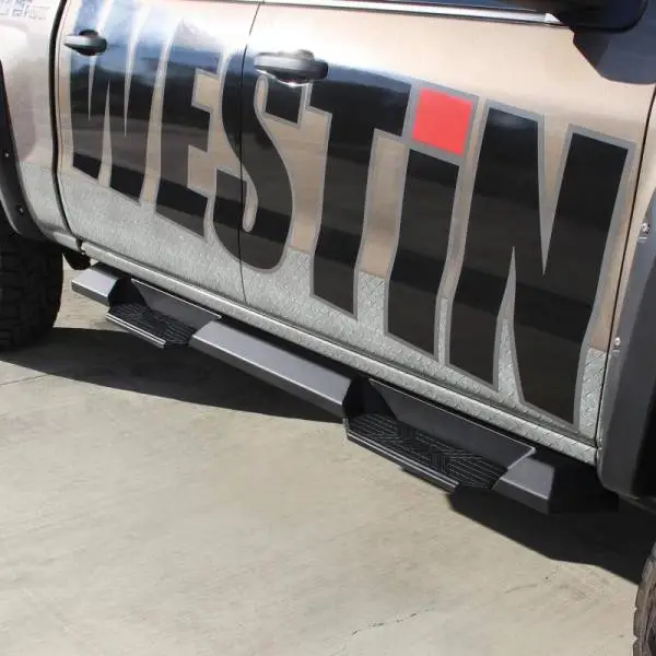 Westin/HDX 07-18 Chevy/GMC Silv/Sierra 15/25/3500 Crew Xtreme Nerf Step Bars - Textured Black thumbnail 4