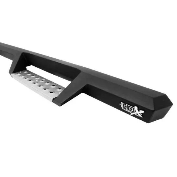 Westin/HDX 99-16 Ford F-250/350 Crew Cab (6.75ft Bed) Stainless Drop Nerf Step Bars - Textured Black thumbnail 11