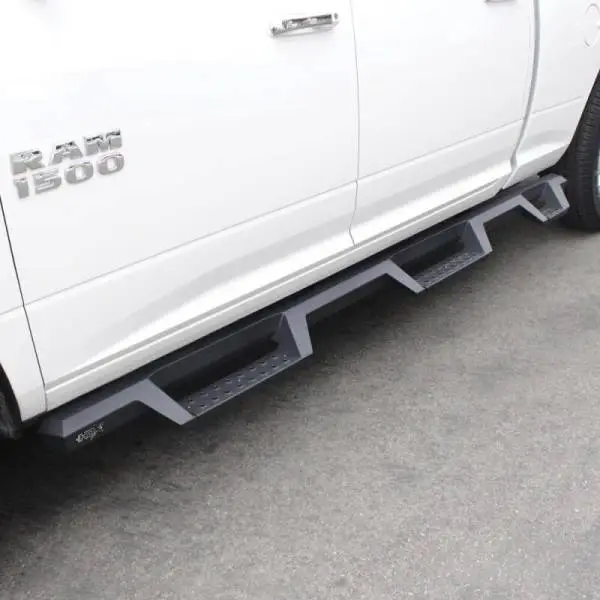 Westin 10-18 Dodge Ram Crew Cab 5ft & 6ft Bed HDX Drop Wheel-To-Wheel Nerf Step Bars - Text. Blk thumbnail 4