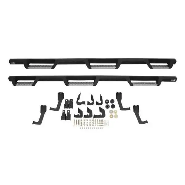 Westin 19-23 1500 Classic CC / 10-23 2500/3500 CC 6.5ft. HDX SS Drop W2W Nerf Step Bars - Tex. Blk thumbnail 8