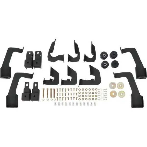 Westin 14-18 Chevrolet Silverado 1500 DC 6.5ft Bed HDX Stainless Drop W2W Nerf Step Bars - Tex. Blk thumbnail 8