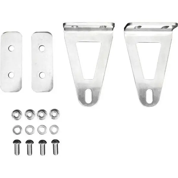 Westin HDX Grille Guard LED Light Bracket for 20 or 30 inch LED Bar - Stainless Steel thumbnail 4