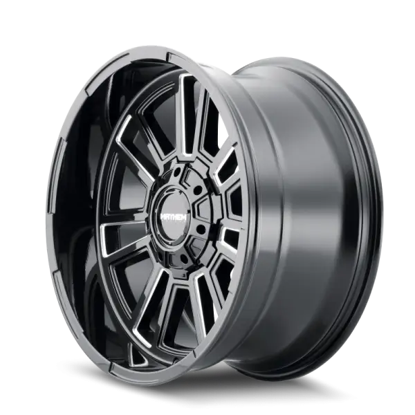 Mayhem 8115 Apollo 20x9 / 8x170 BP / 0mm Offset / 125.2mm Hub Black w/ Milled Spokes Wheel image 2