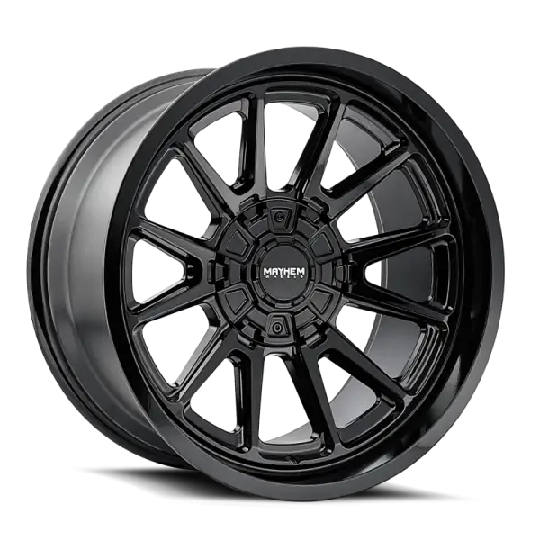 Mayhem 8116 Intrepid 20x9 / 8x170 BP / 0mm Offset / 125.2mm Hub Gloss Black Wheel