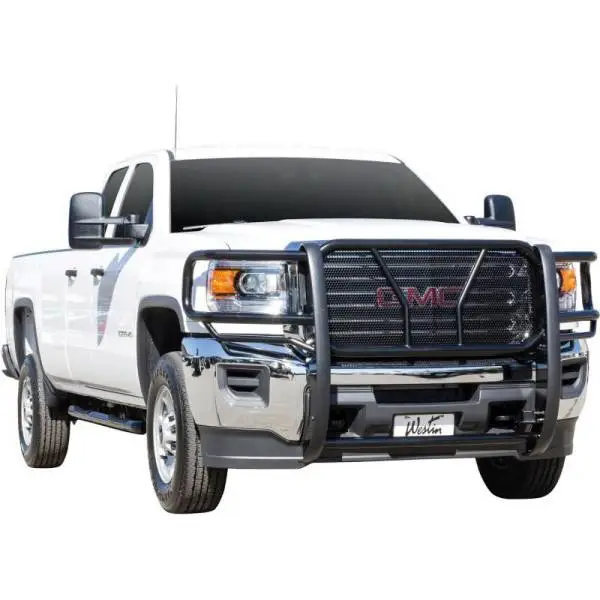 Westin 2015-2018 GMC Sierra 2500/3500 HDX Grille Guard - Black thumbnail 5