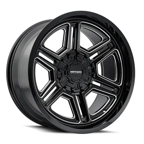 Mayhem 8117 Hermosa 20x10 / 8x170 BP / -25mm Offset / 125.2mm Hub Black/Milled Wheel