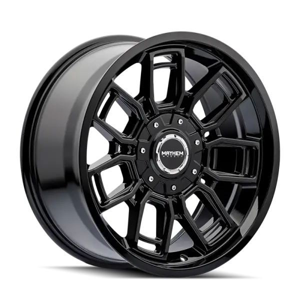Mayhem 8118 Ordinance 20x9 / 5x127/139.7 BP / 87.1mm Hub Gloss Black Wheel