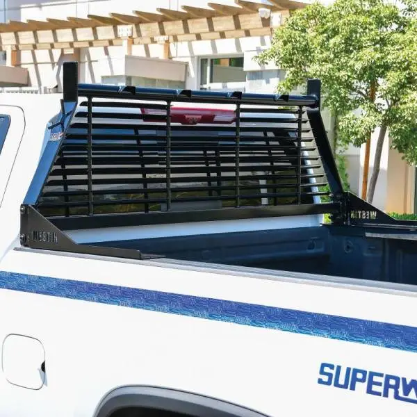 Westin 1999-2018 Chevrolet/Ford/GMC/Toyota Silverado/Sierra 1500/2500/3500 HD Headache Rack - Black thumbnail 5