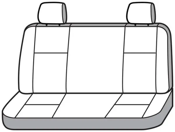 Covercraft 1996-06 Chevrolet Silverado/GMC Carhartt Super Dux SeatSaverSecond Row Seat Covers - Blk image 6