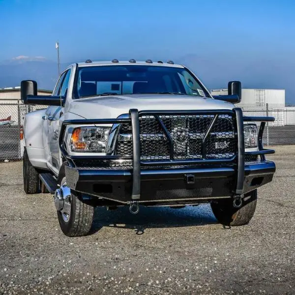 Westin 10-18 RAM 2500/3500 HDX Bandit Front Bumper - Black thumbnail 4