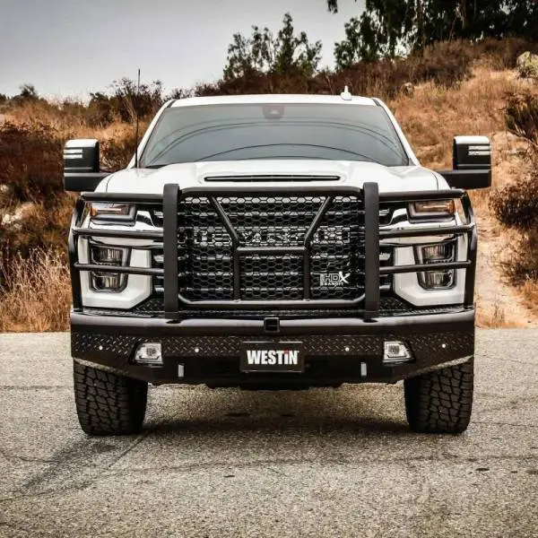 Westin 20-21 Chevrolet 2500/3500 HDX Bandit Front Bumper - Black thumbnail 3