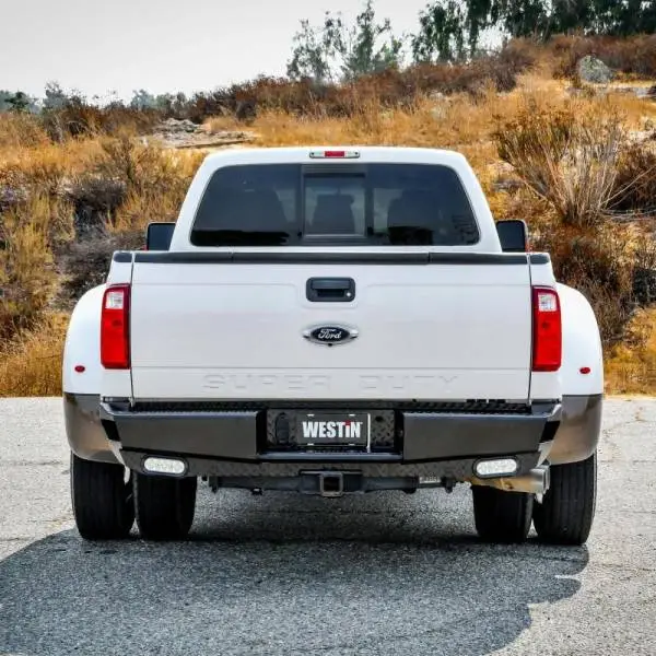 Westin 11-16 Ford F-250/350 HDX Bandit Rear Bumper - Black image 3