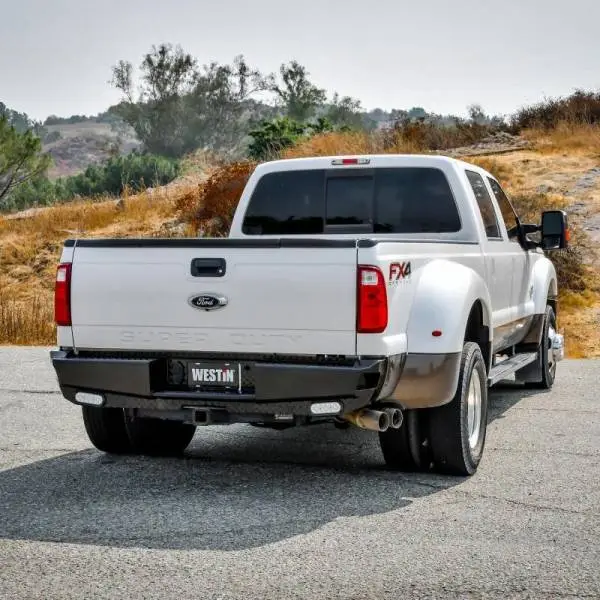 Westin 11-16 Ford F-250/350 HDX Bandit Rear Bumper - Black image 4