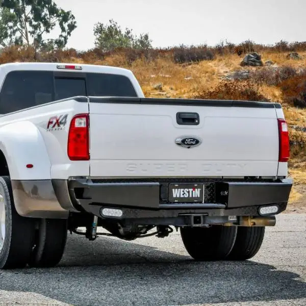 Westin 11-16 Ford F-250/350 HDX Bandit Rear Bumper - Black image 5
