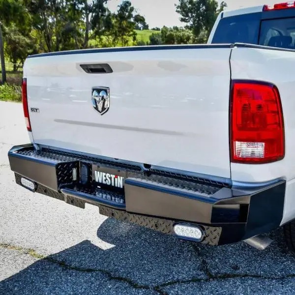 Westin 09-18 Ram 1500 HDX Bandit Rear Bumper - Black thumbnail 6