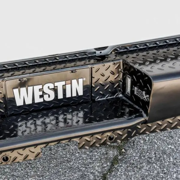Westin 09-18 Ram 1500 HDX Bandit Rear Bumper - Black thumbnail 7