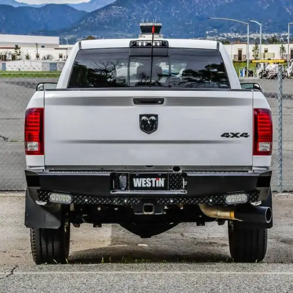 Westin 09-18 Ram 1500 HDX Bandit Rear Bumper - Black thumbnail 8