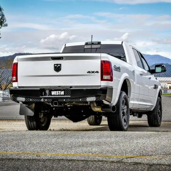 Westin 09-18 Ram 1500 HDX Bandit Rear Bumper - Black thumbnail 10
