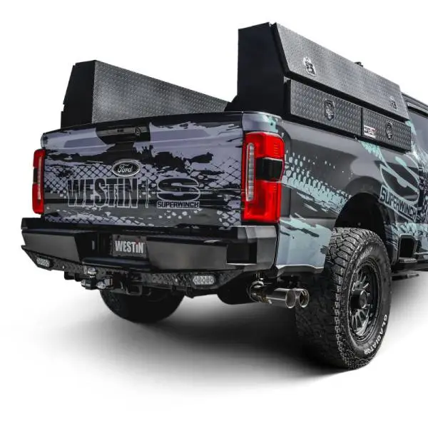 Westin 23-25 Ford F-250/350/450/550/600 HDX Bandit Rear Bumper - Black thumbnail 4