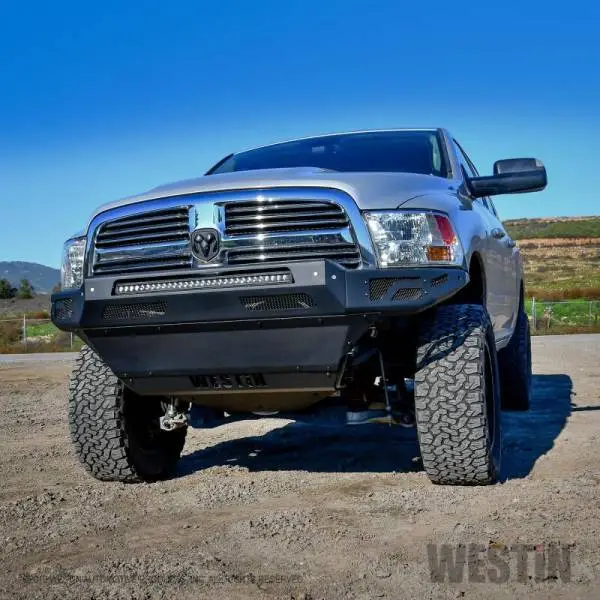 Westin 13-18 Dodge Ram 1500 / 2019 Ram 1500 Classic Pro-Mod Front Bumper - Textured Black thumbnail 3