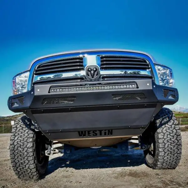 Westin 13-18 Dodge Ram 1500 / 2019 Ram 1500 Classic Pro-Mod Front Bumper - Textured Black thumbnail 5