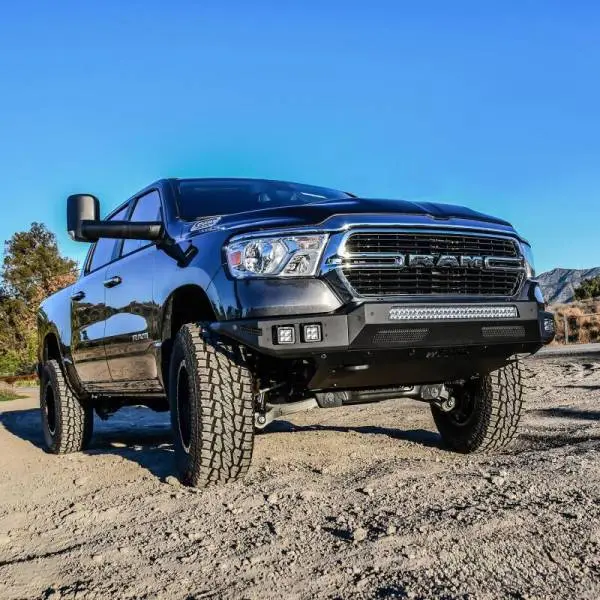 Westin 2019 Dodge Ram 1500 ( Excludes 1500 Classic & Rebel Models ) Pro-Mod Front Bumper - Text. Blk thumbnail 5