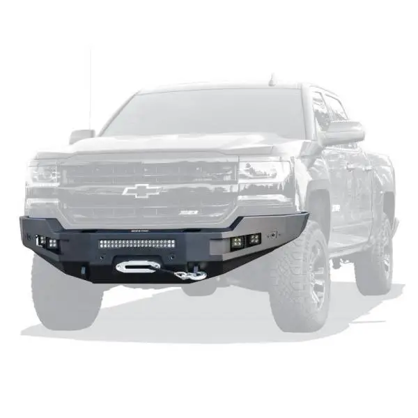 Westin 15-19 Chevrolet Silverado 2500/3500 Pro-Series Front Bumper - Textured Black thumbnail 4