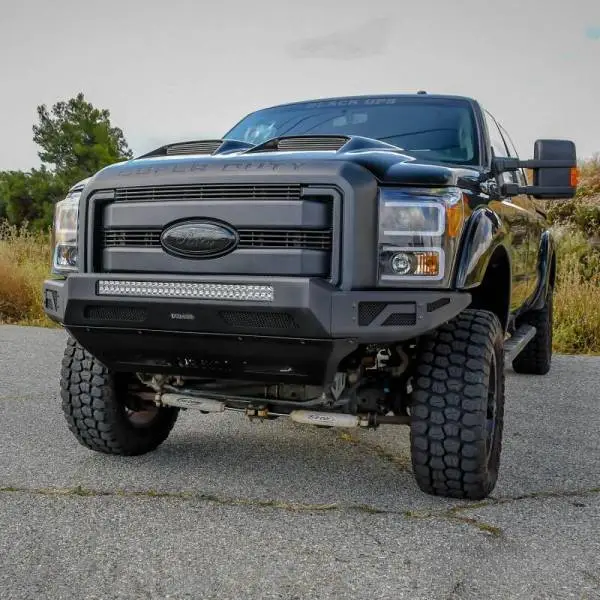 Westin 2011-2016 Ford F-250/350/450/550 Super Duty Pro-Mod Front Bumper - Textured Black image 3