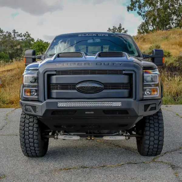 Westin 2011-2016 Ford F-250/350/450/550 Super Duty Pro-Mod Front Bumper - Textured Black image 4