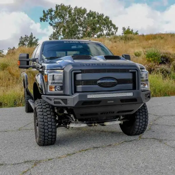 Westin 2011-2016 Ford F-250/350/450/550 Super Duty Pro-Mod Front Bumper - Textured Black image 5