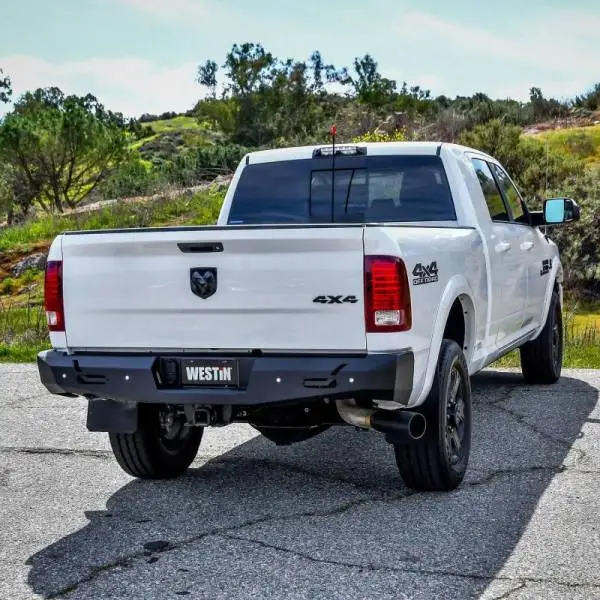 Westin 09-18 Ram 1500 Pro-Series Rear Bumper - Textured Black thumbnail 5